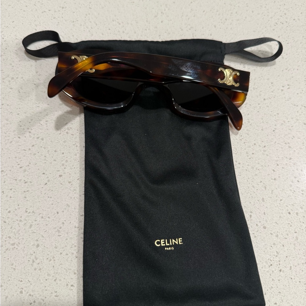 Celine Triomphe 52MM Oval Sunglasses - Picture 5 of 8